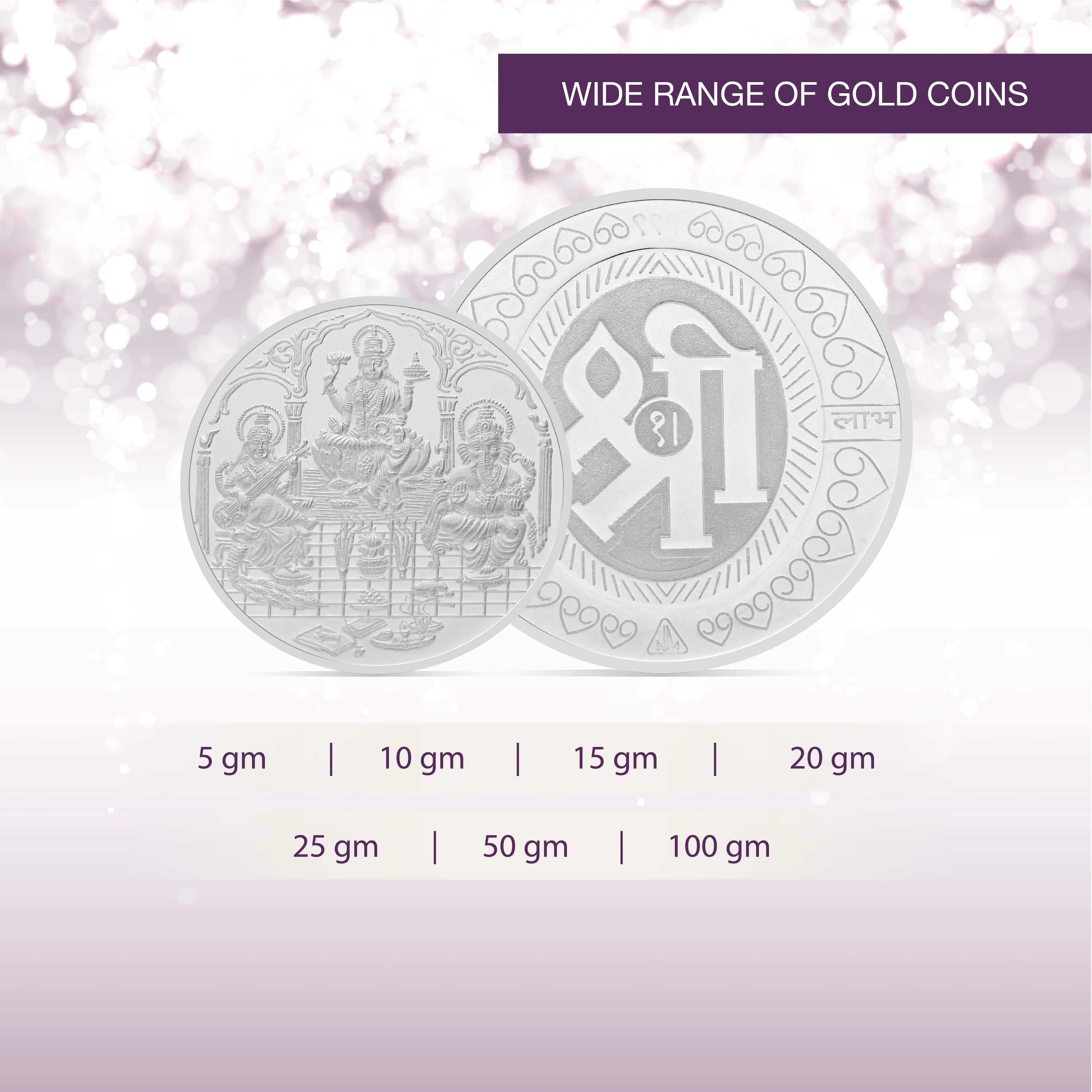 25 gms Silver Trimurti Coin - Image 6