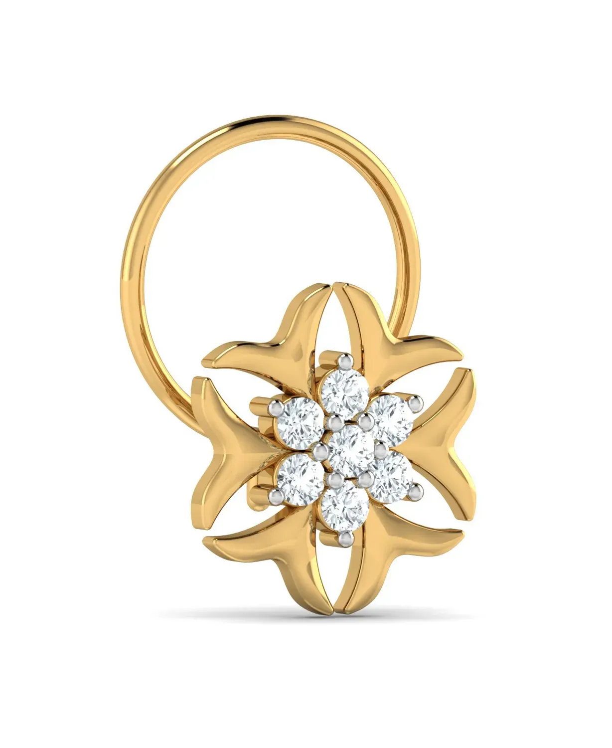 Abstract Diamond Nosepin - Image 3