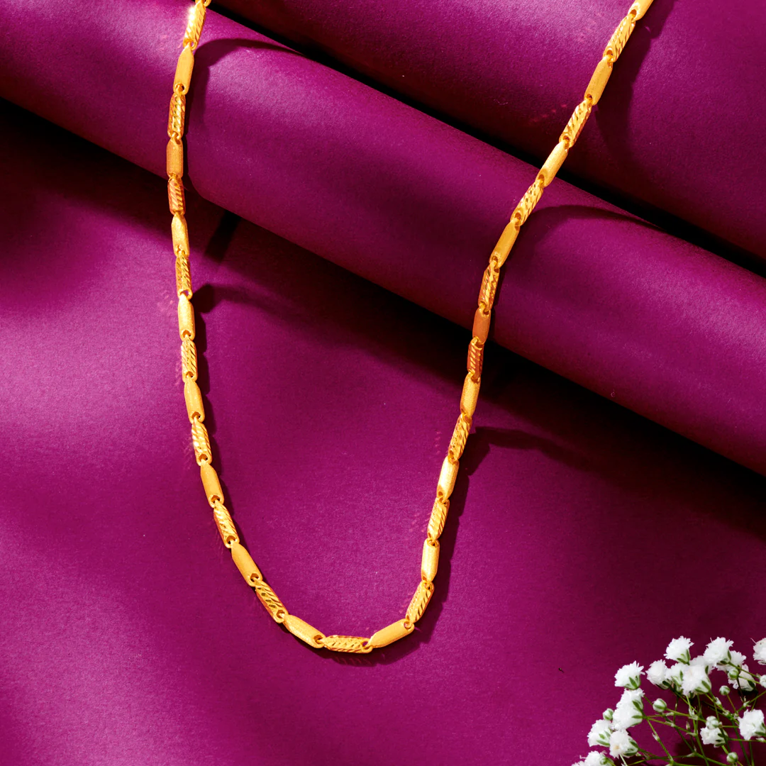 Auric Drift Unisex Gold Chain