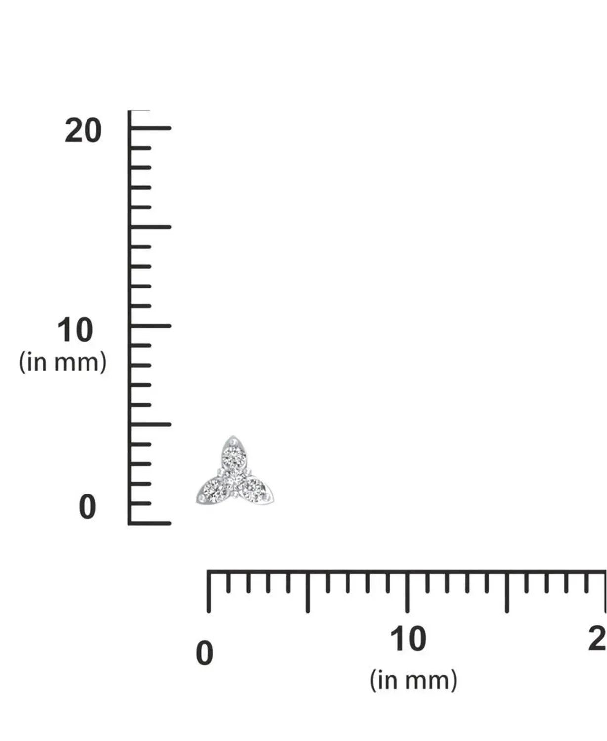 Bedazzling Bloom Diamond Nosepin - Image 5