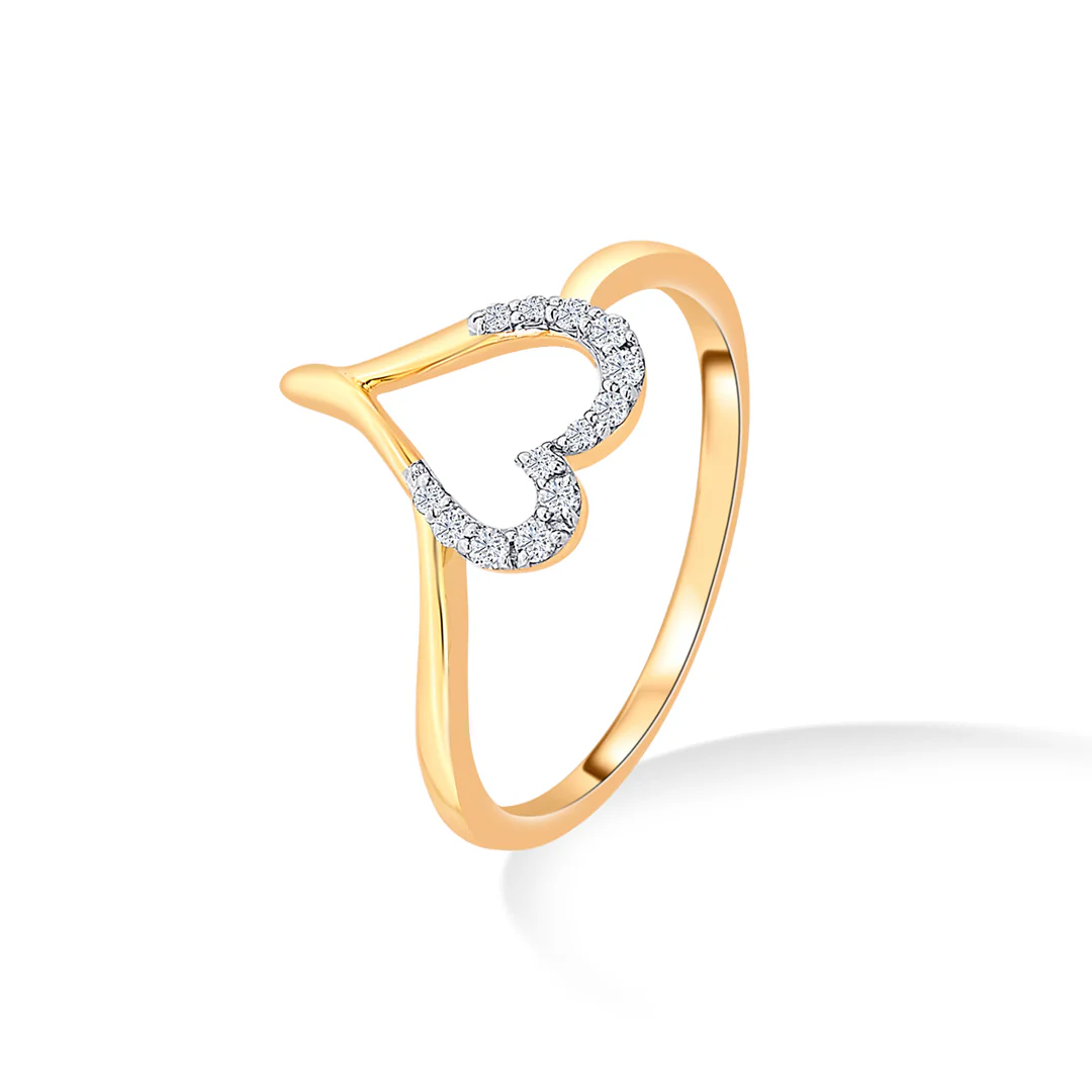 Bound by Heart Gold & Diamond Ring - Image 2