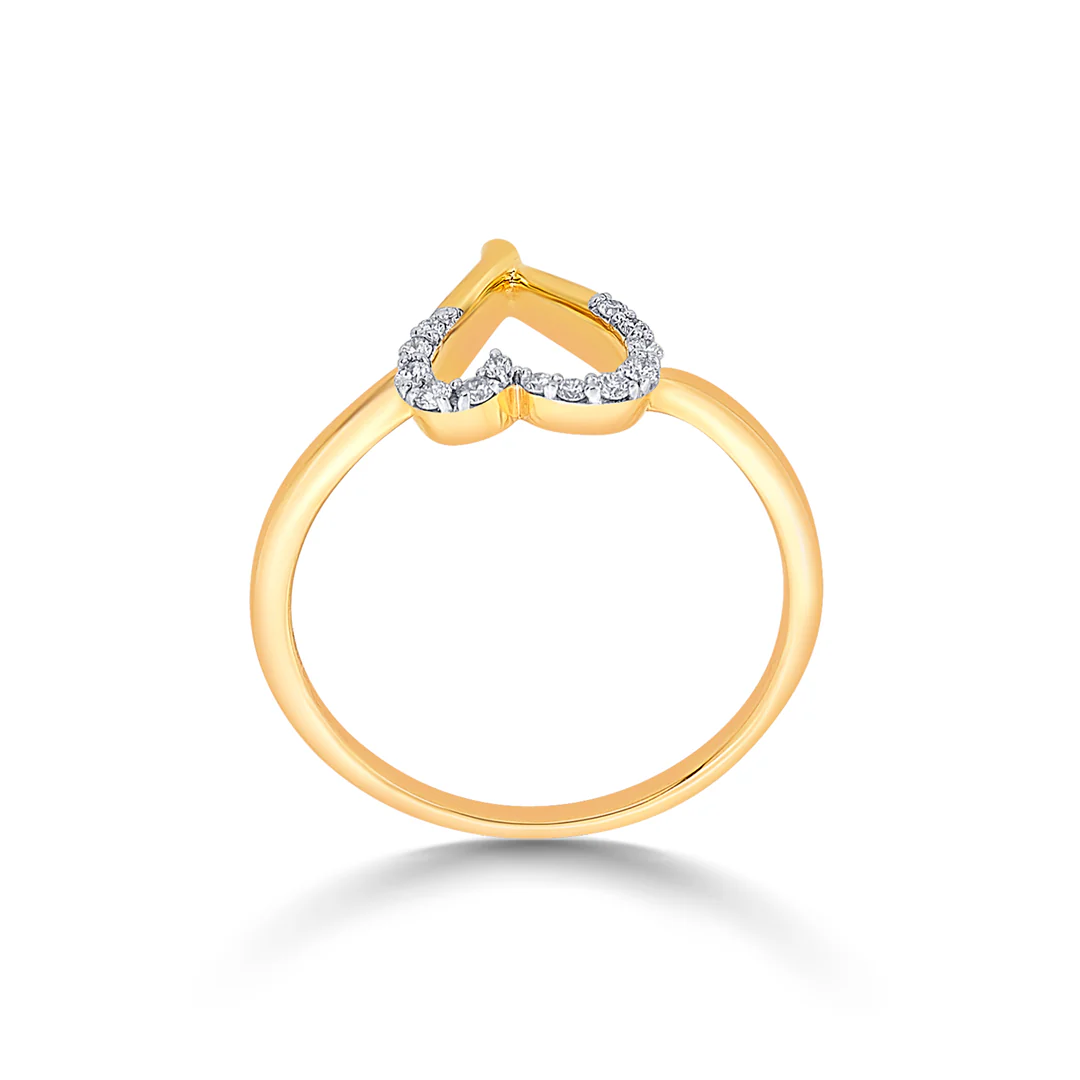 Bound by Heart Gold & Diamond Ring - Image 3