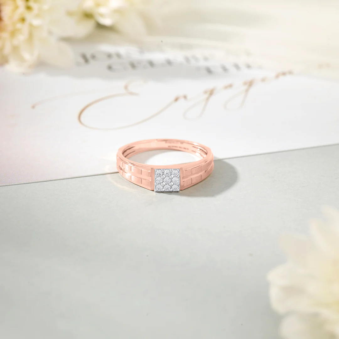 Bound by Promise Engagement Diamond Ring for Men - Image 3
