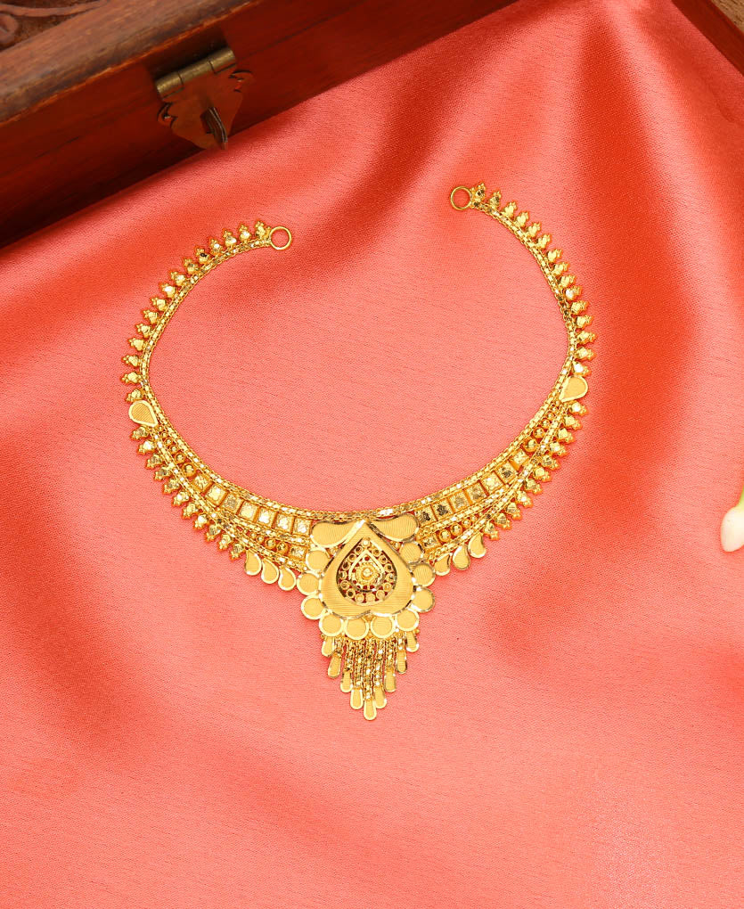 Classic Mangalya Yellow Gold Necklace For Women - Image 3