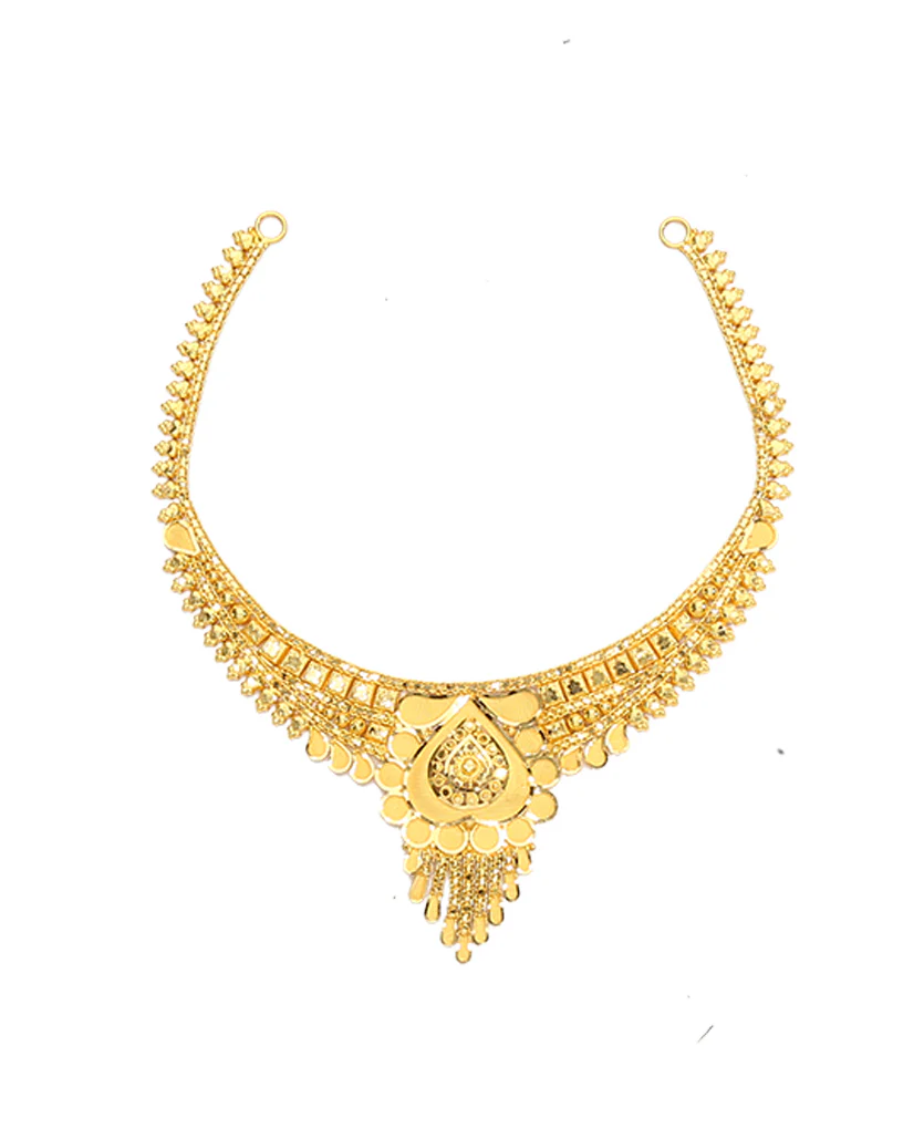 Classic Mangalya Yellow Gold Necklace For Women - Image 4