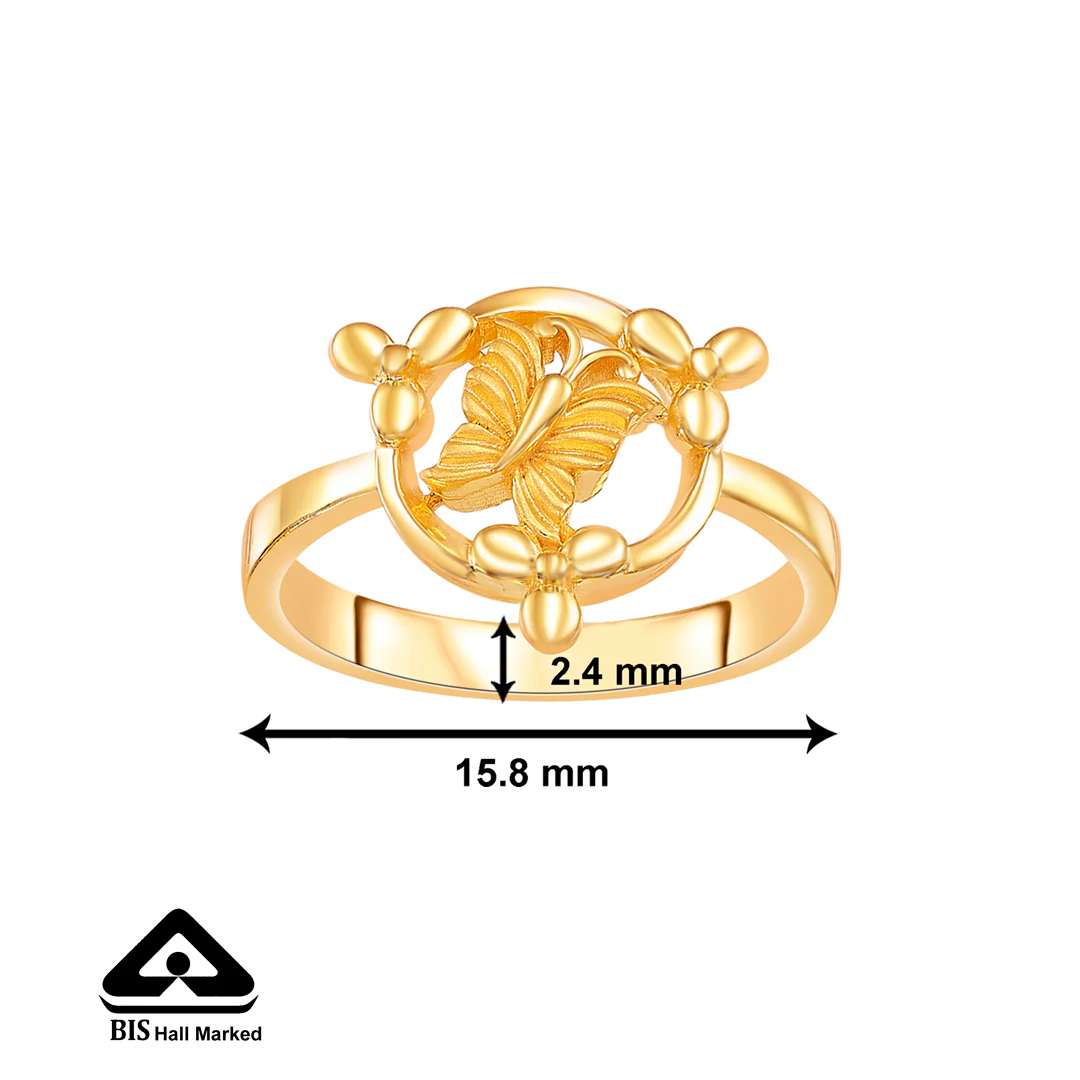 Contempo Loop Gold Casual Ring For Women - Image 2