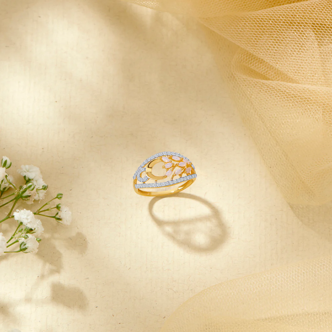 Cosmo Charm Gold Fashion Ring For Women