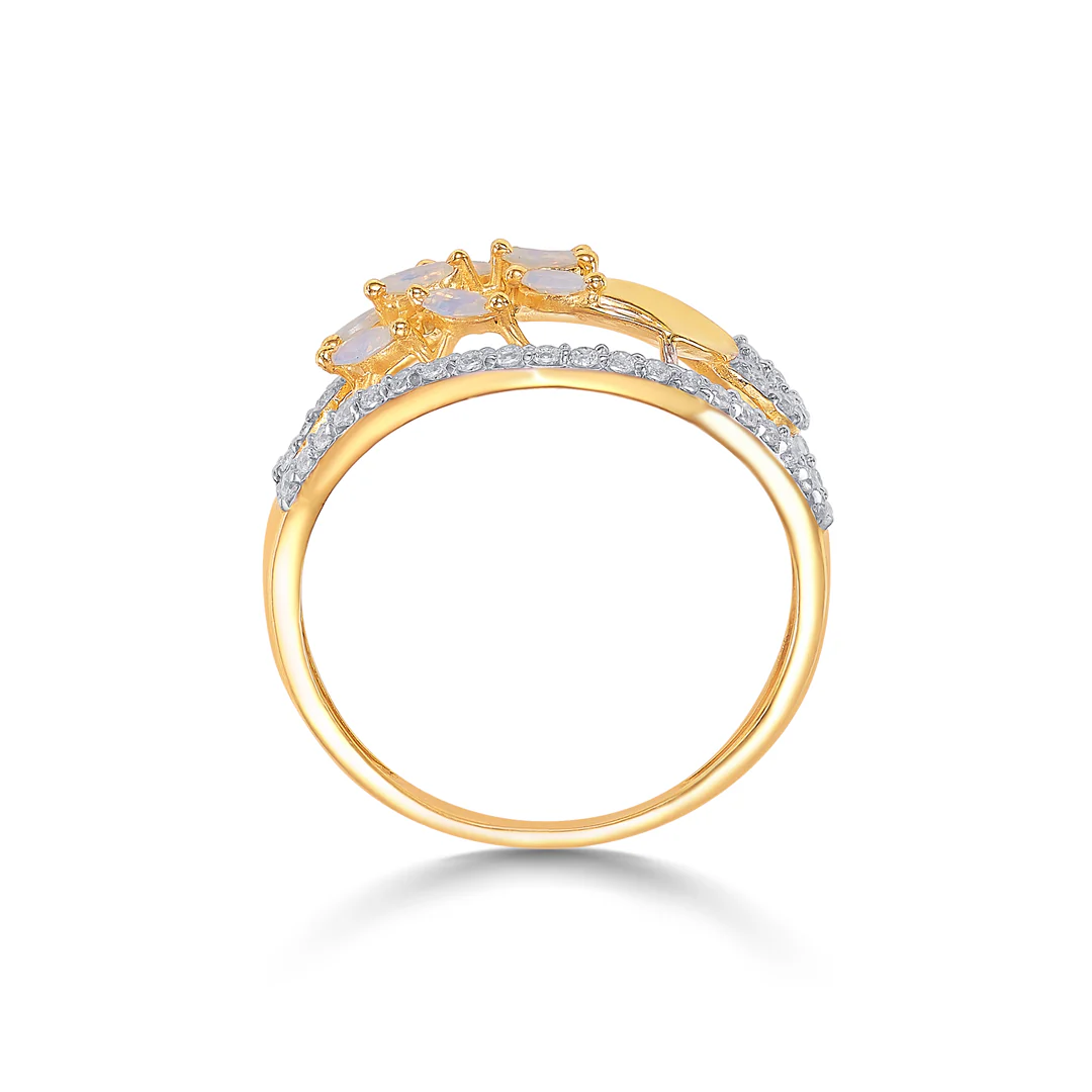 Cosmo Charm Gold Fashion Ring For Women - Image 4