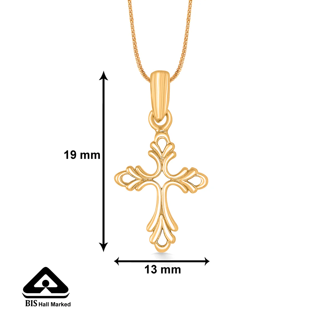 Crossline Grace Gold Pendant - Image 4