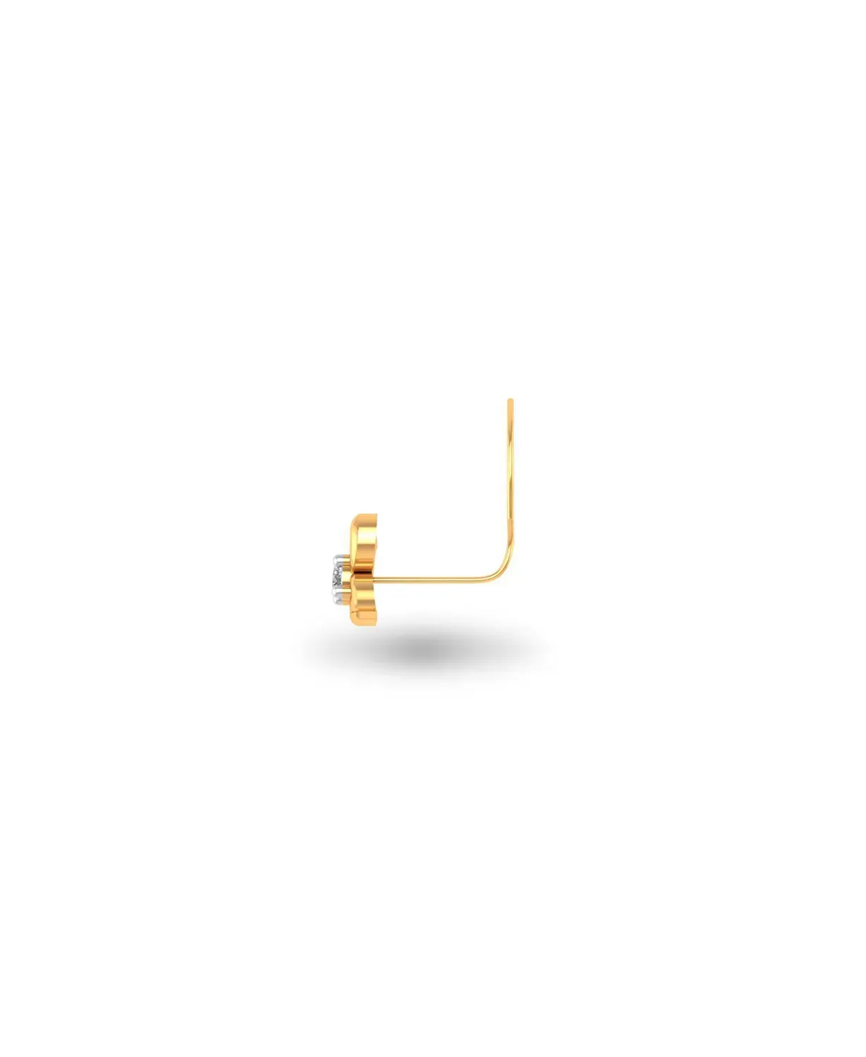 Dainty Bloom Diamond Nosepin - Image 3