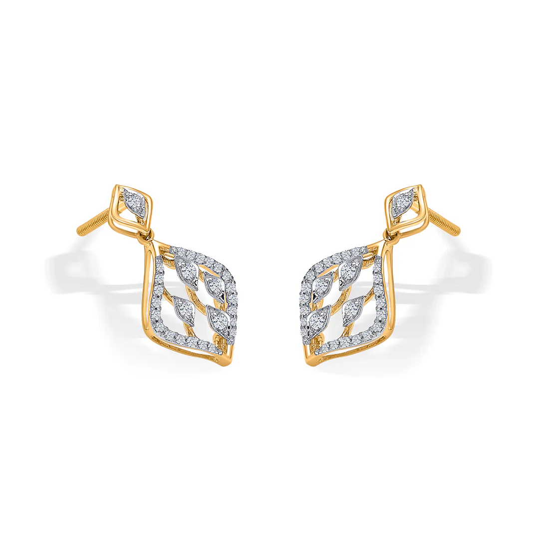 Dazzle Net Gold & Diamond Pendant set Pendant For Women - Image 4