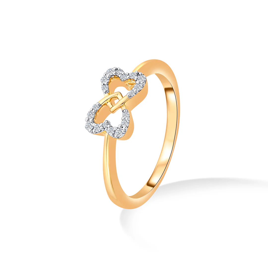 Diamond Bowtide Gold & Diamond Ring - Image 2