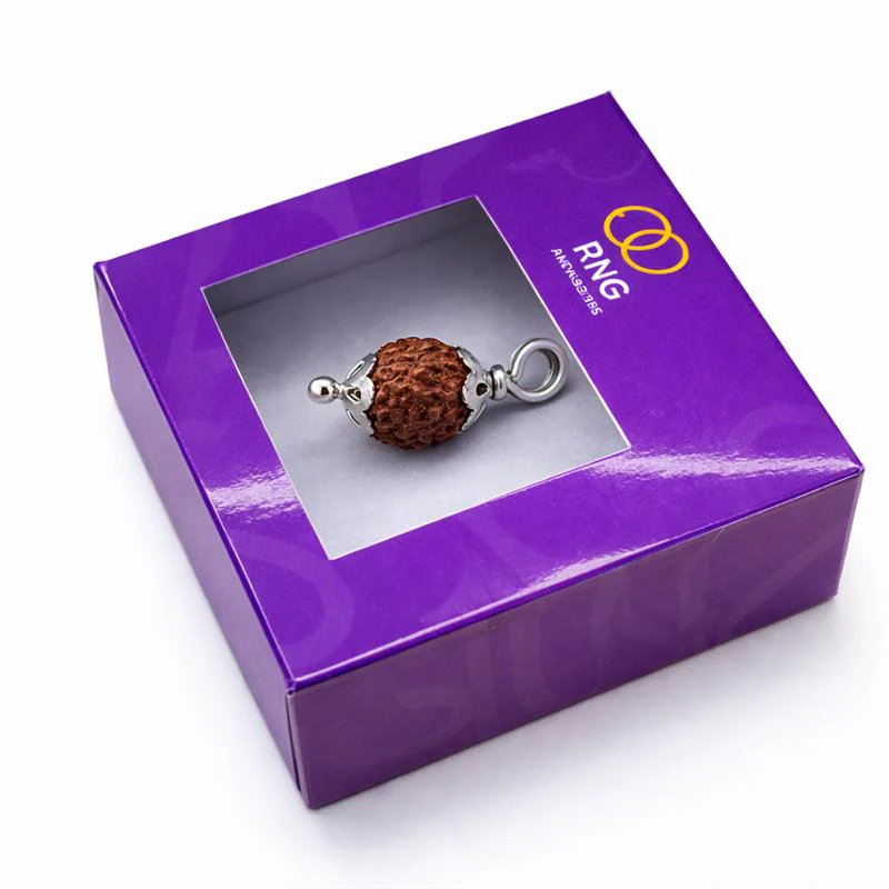 Divine Rudraksha Silver Pendant - Image 5