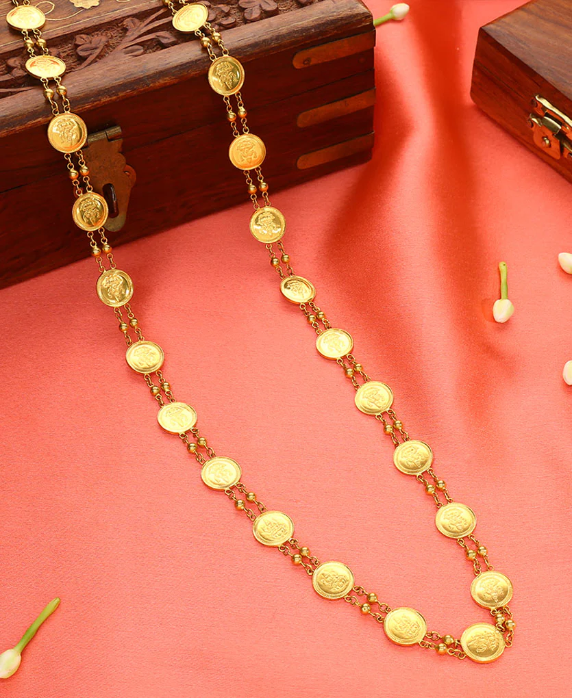 Divya Lakshmi Haar Yellow Gold Necklace For Women