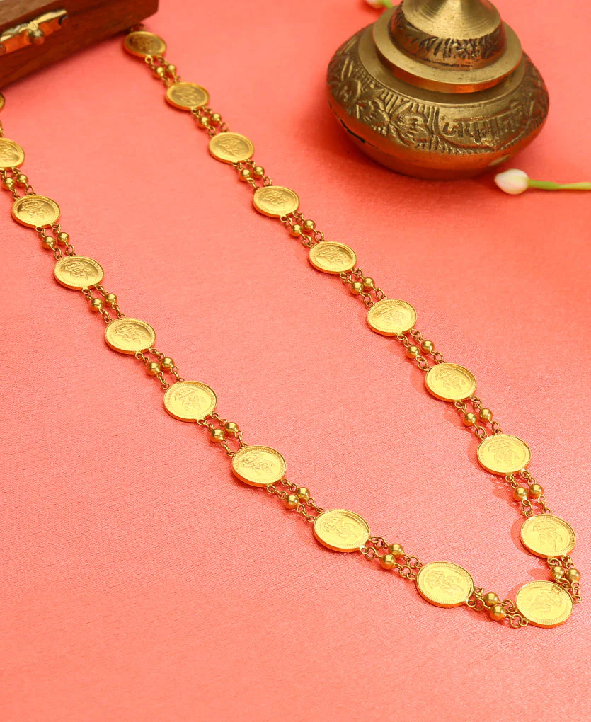 Divya Lakshmi Haar Yellow Gold Necklace For Women - Image 2