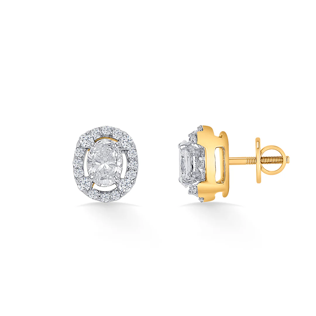 Dot Delight Gold Stud Earring For Women - Image 3