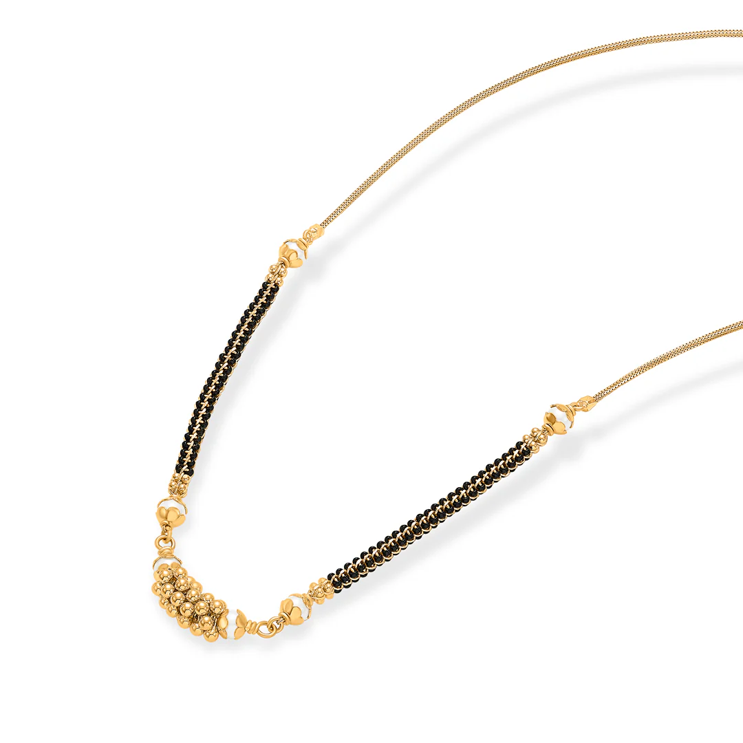 Dusky Bond Gold Modern Mangalsutra - Image 2