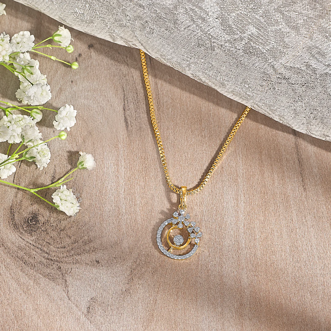 Elysian Fleur Gold & Diamond Classic Pendant