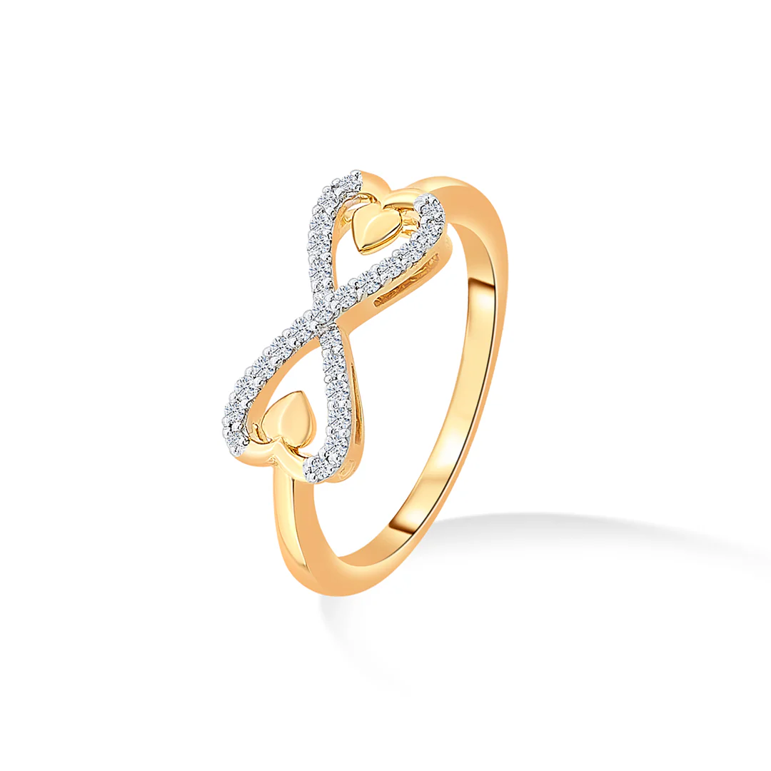 Endura Love Gold and Diamond Ring - Image 2