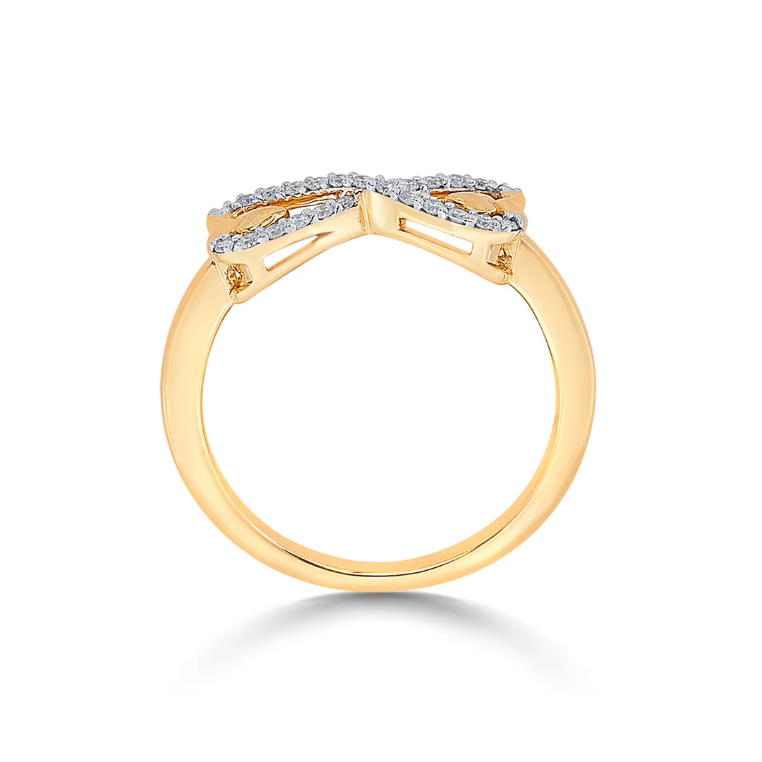 Endura Love Gold and Diamond Ring - Image 3