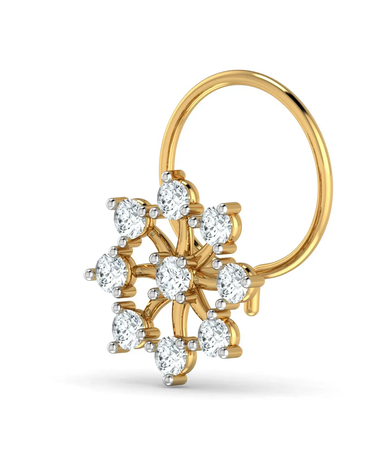 Enticing Diamond Nosepin - Image 3