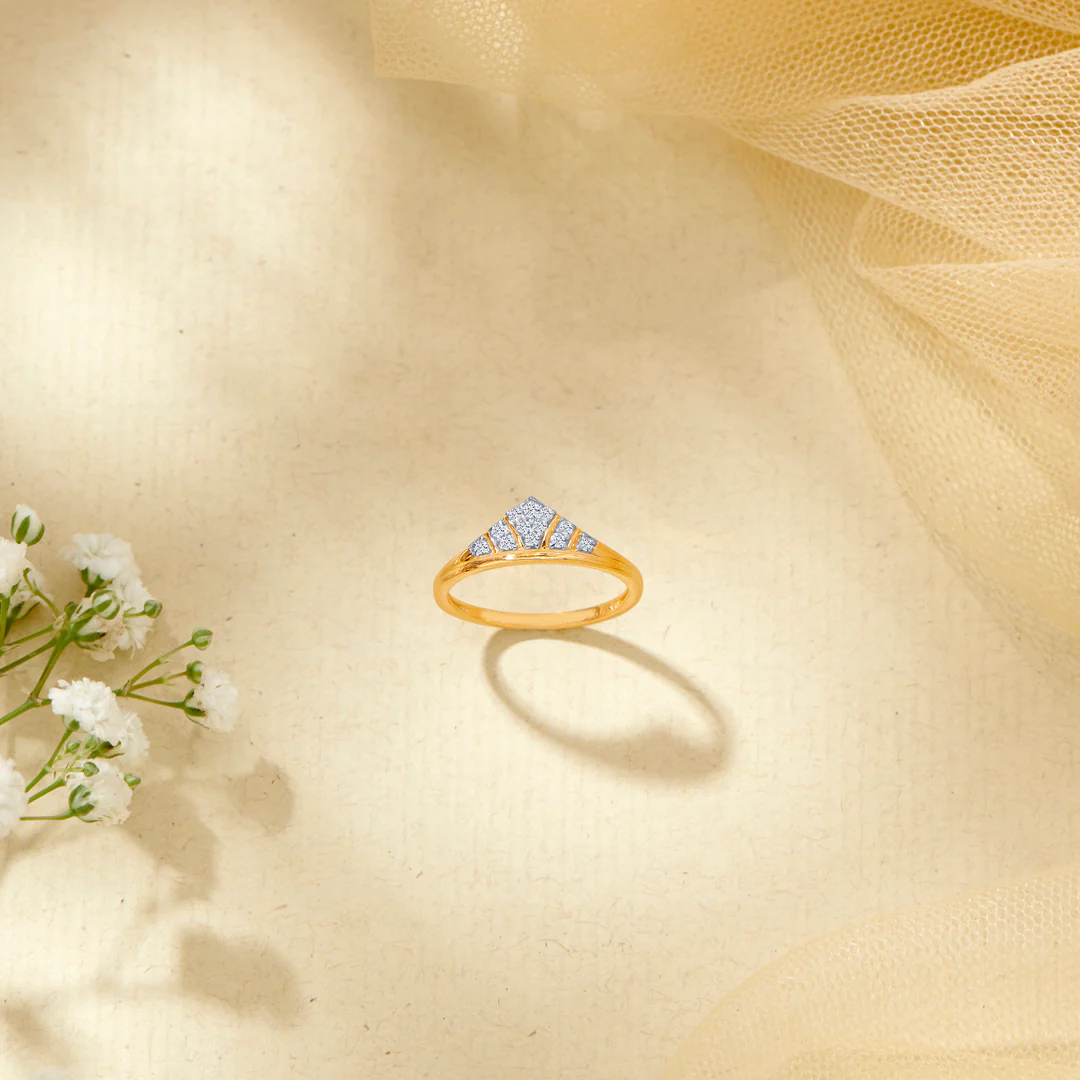 Eternal Prism Gold Casual Ring For Women
