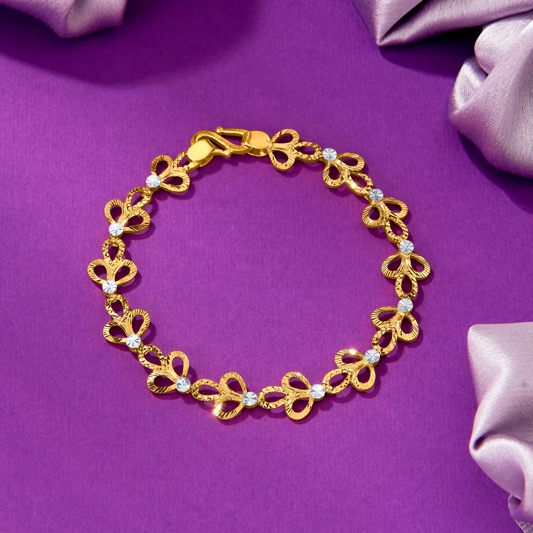 Fairy Tale Yellow Gold Kids Bracelet