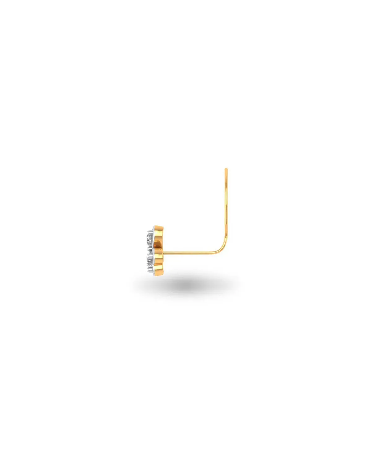 Fancy Floret Diamond Nosepin - Image 3