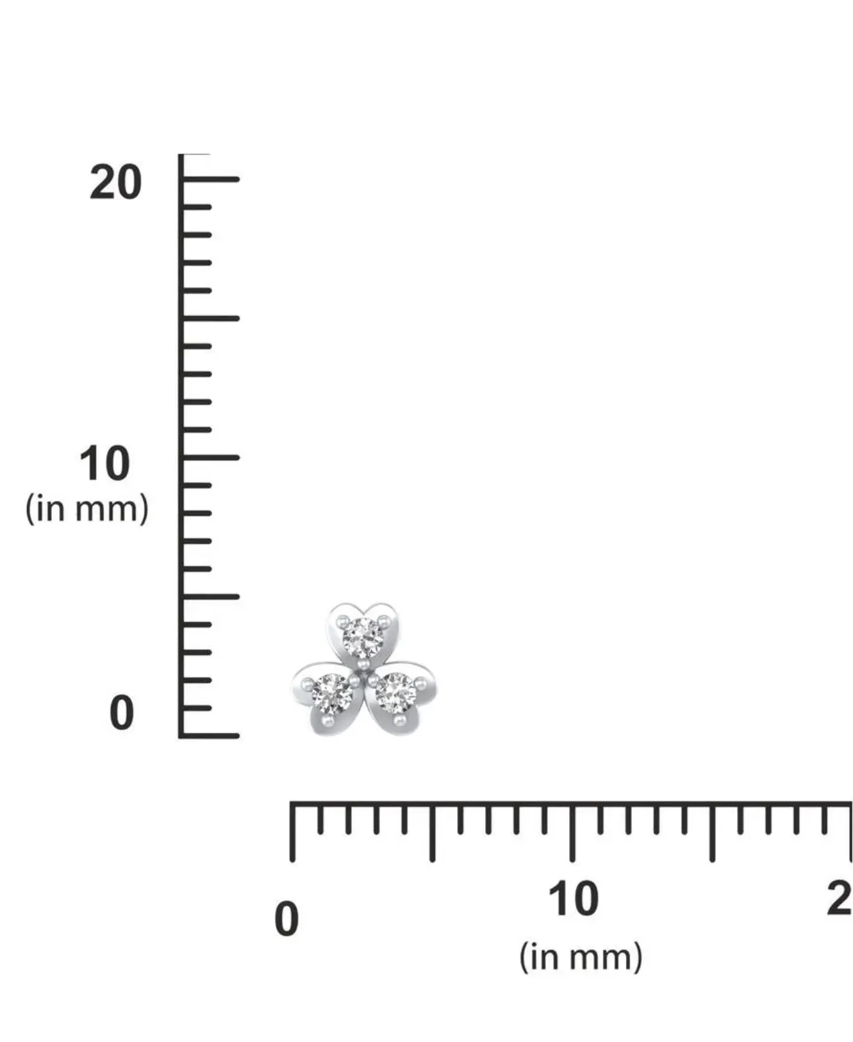 Fancy Floret Diamond Nosepin - Image 5