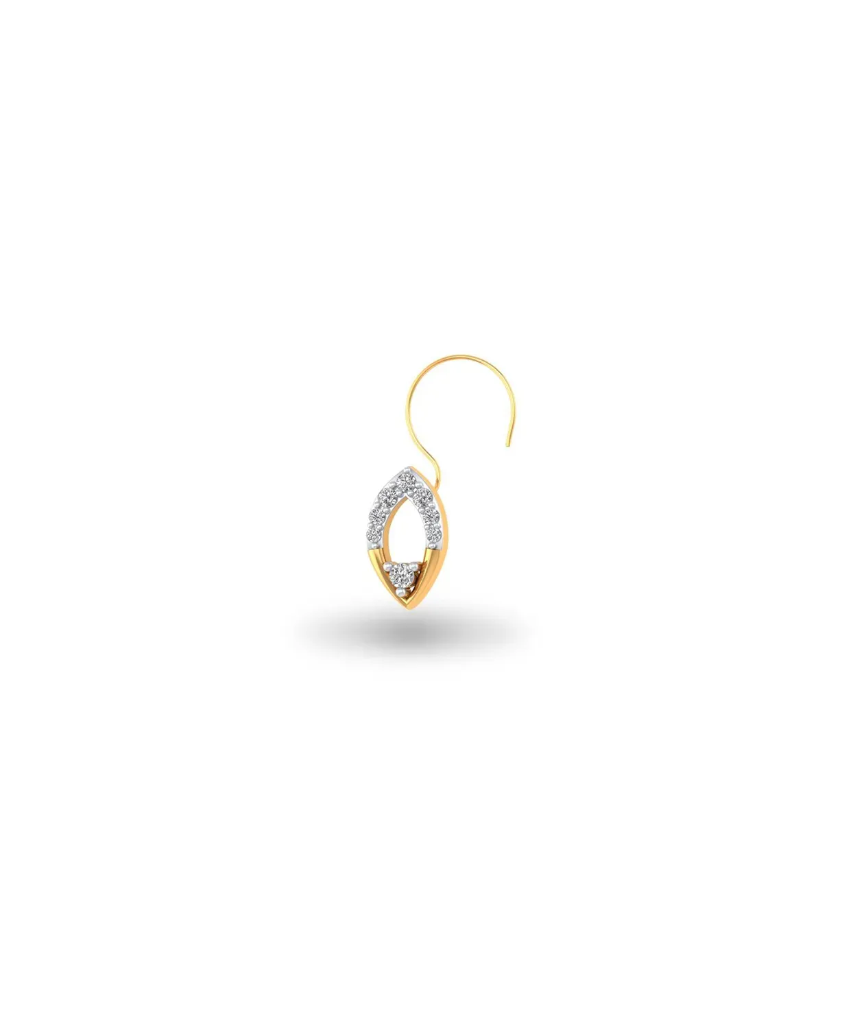 Festive Cheer Diamond Nosepin - Image 4