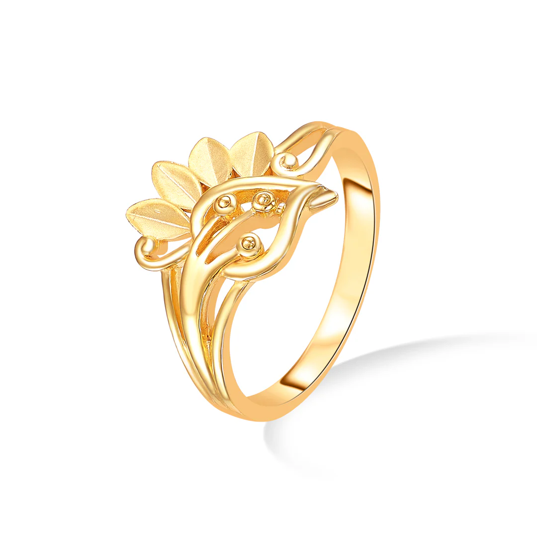 Forest Twilight Gold Casual Ring For Women - Image 3