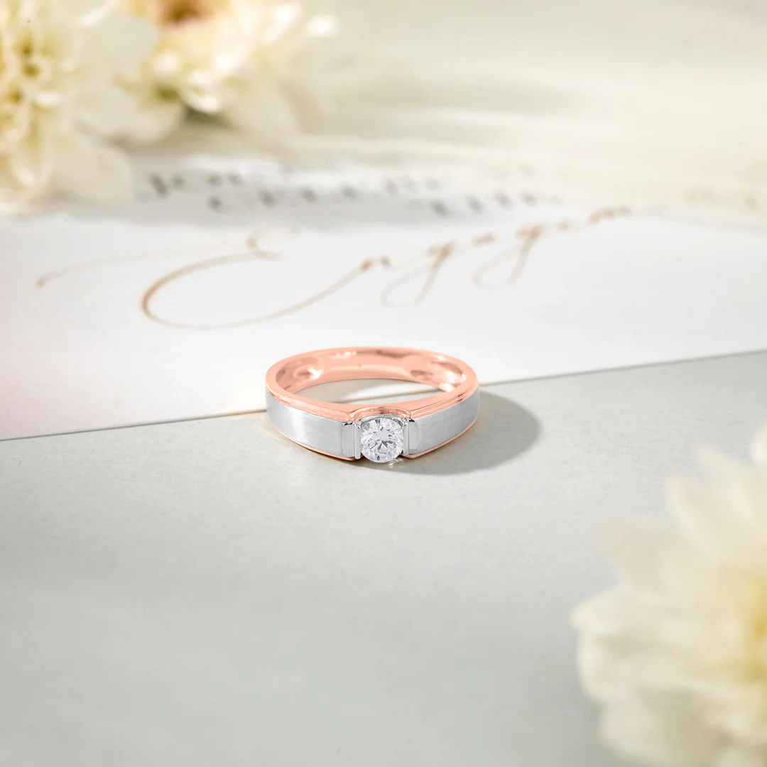 Forever Faithful Engagement Diamond Ring for Men - Image 3