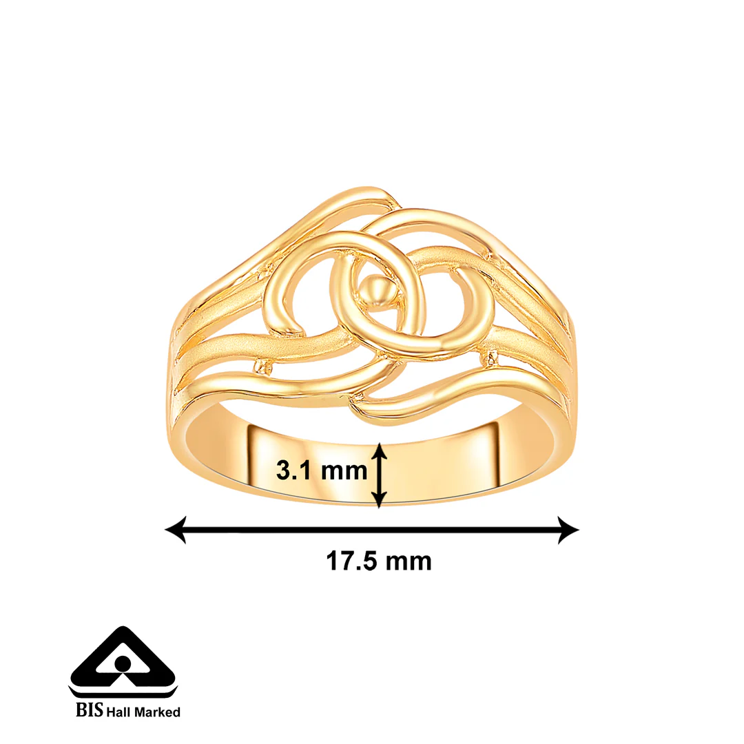Galaxy Loop Gold Fashion Ring For Women - Image 2