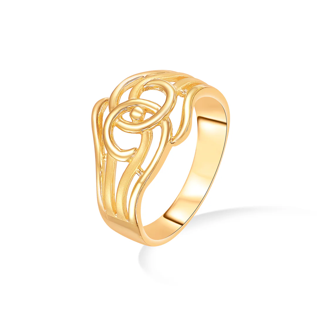 Galaxy Loop Gold Fashion Ring For Women - Image 3