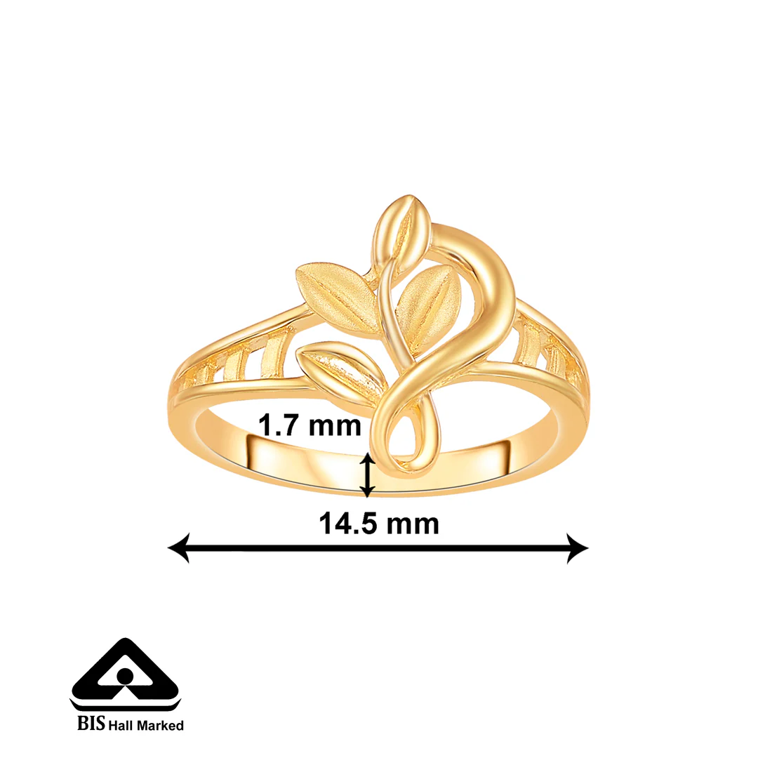 Gardenia Gleam Gold Casual Ring For Women - Image 2