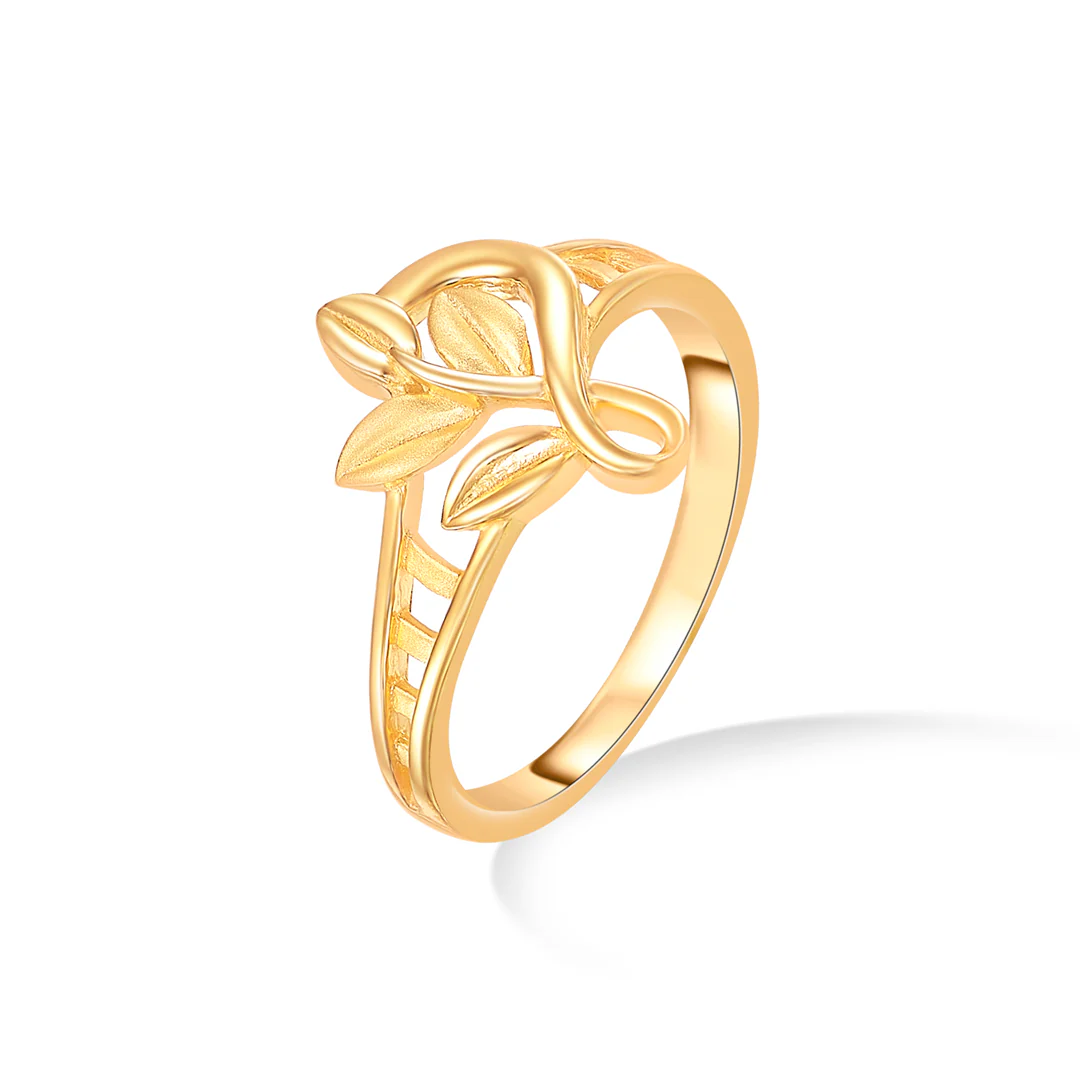 Gardenia Gleam Gold Casual Ring For Women - Image 3