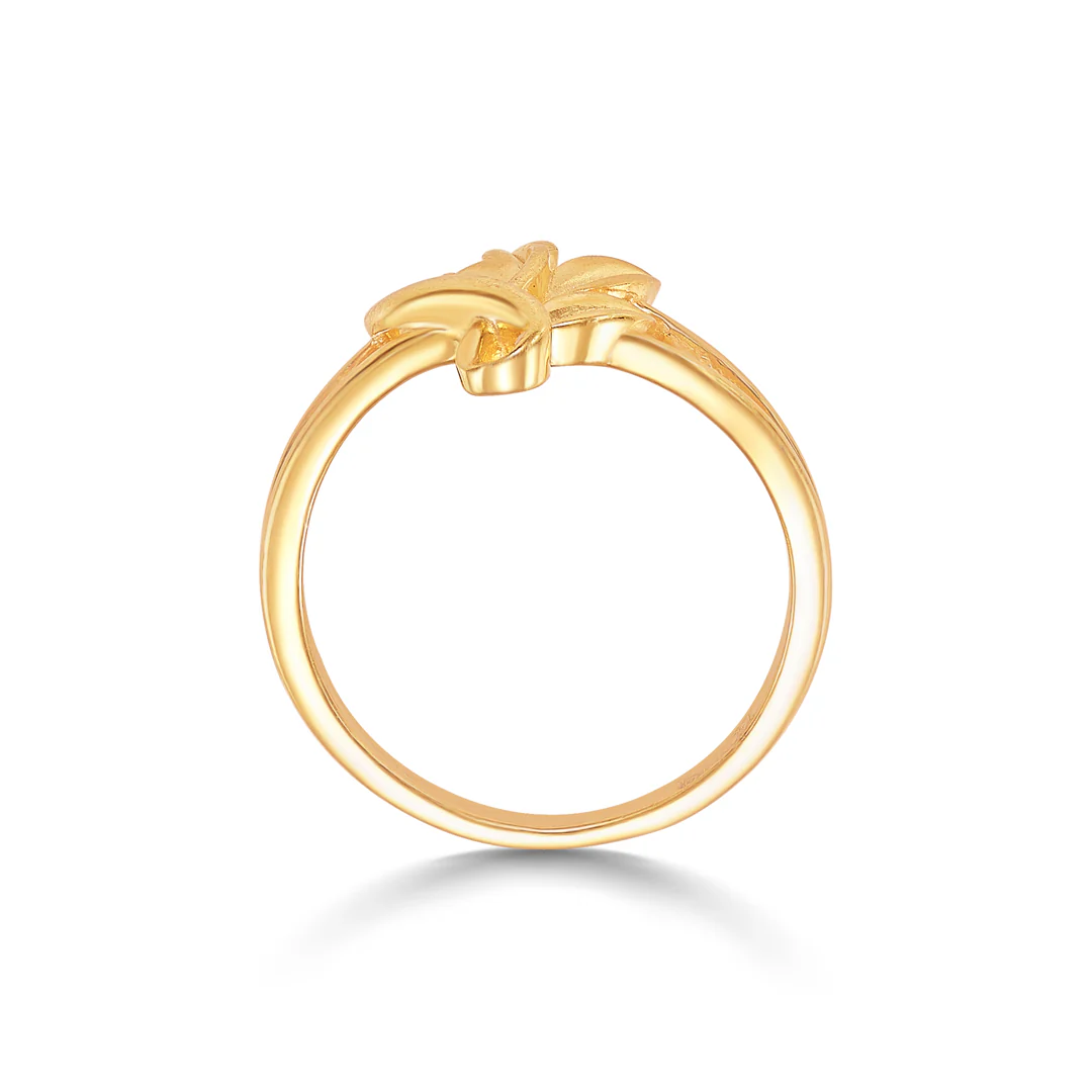 Gardenia Gleam Gold Casual Ring For Women - Image 4
