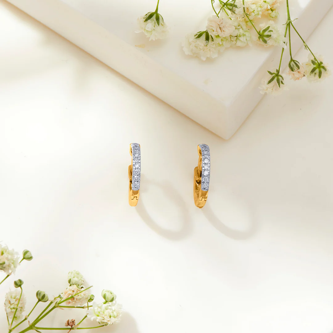 Gold Hoops & Huggies Earring For Women