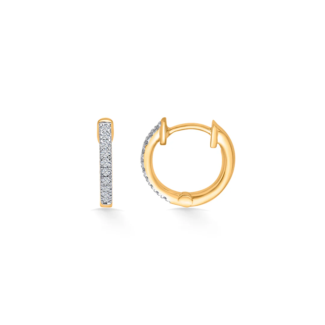 Gold Hoops & Huggies Earring For Women - Image 3