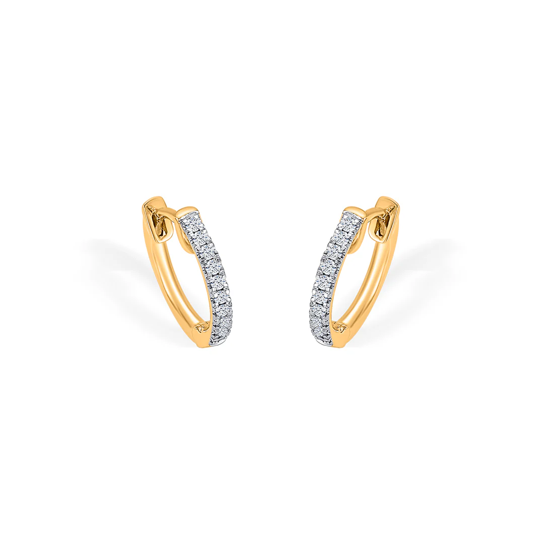 Gold Hoops & Huggies Earring For Women - Image 4