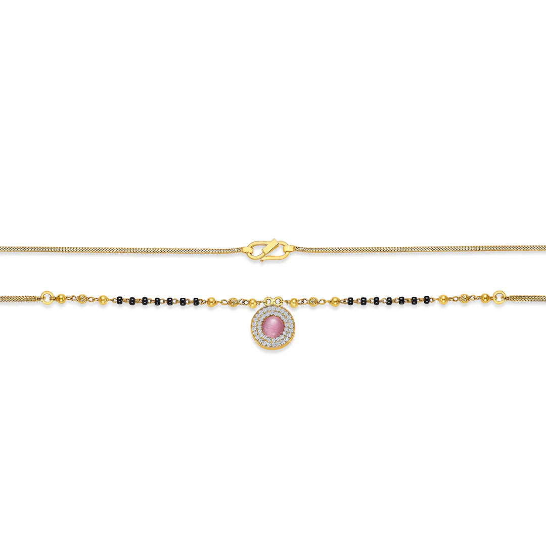 Golden Bliss 22 Karat (916) Yellow Gold Modern Mangalsutra For Women - Image 2