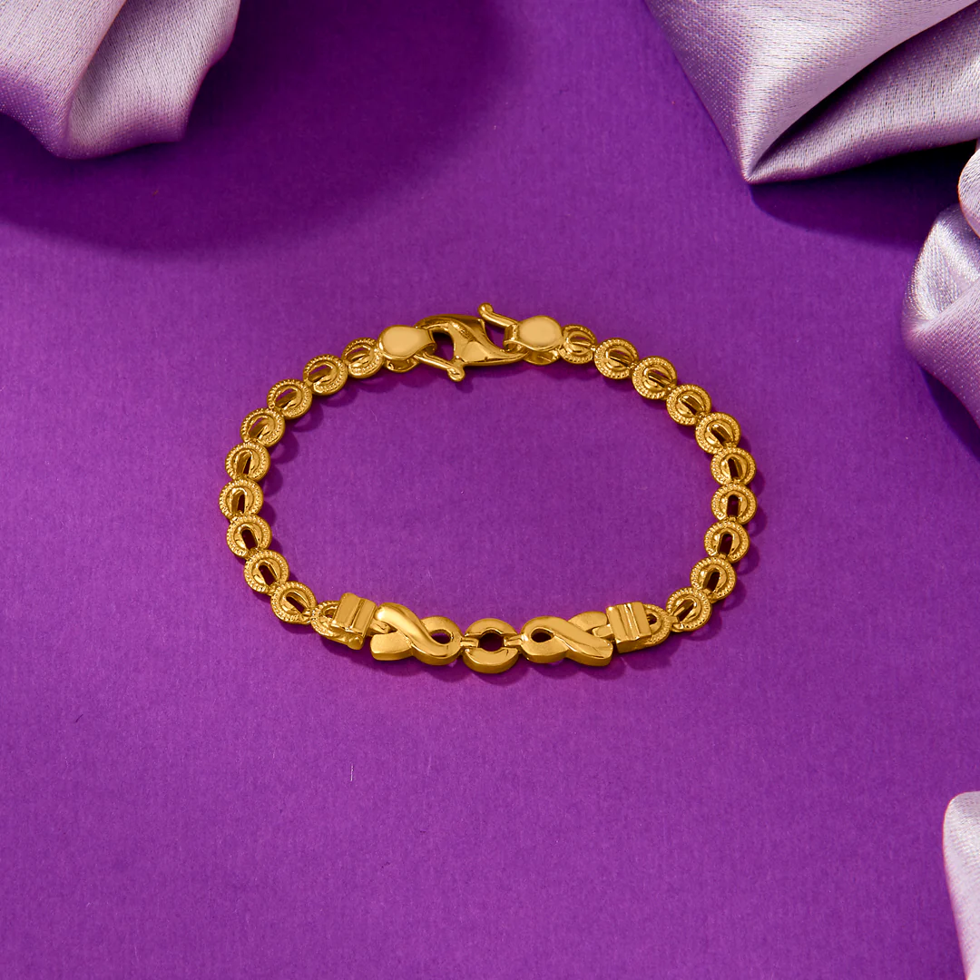 Golden Chuckles Yellow Gold Kids Bracelet