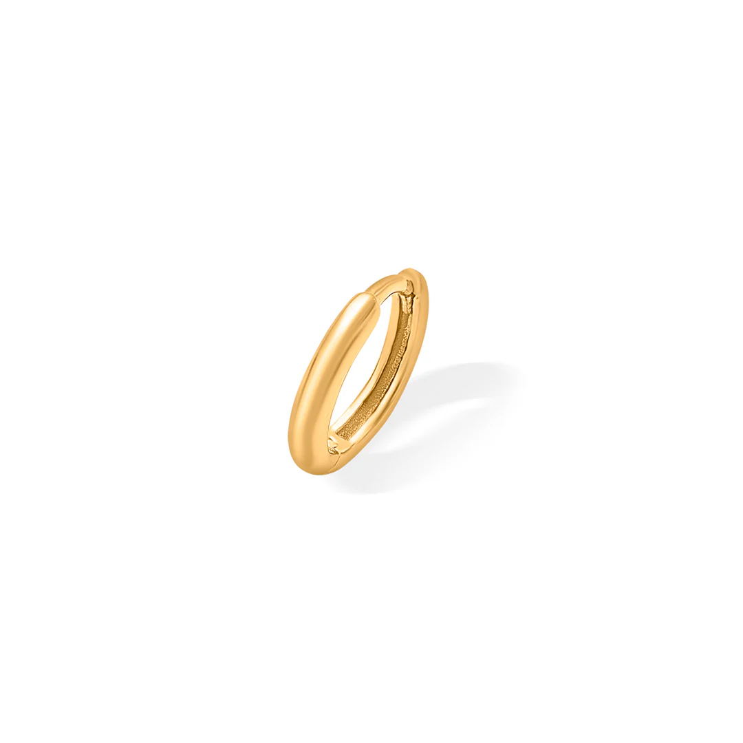 Golden Orbit Bali Gold Men's Earring - Image 3