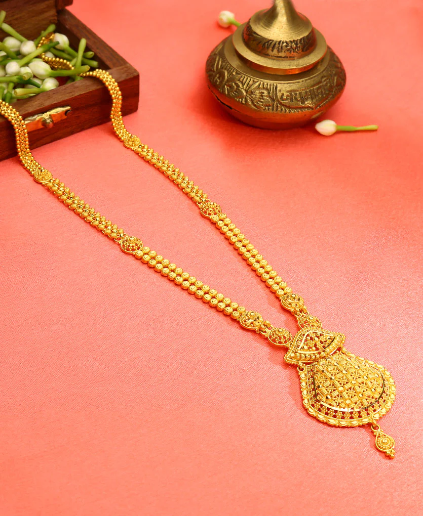 Golden Sanctum Yellow Gold Necklace For Women - Image 2