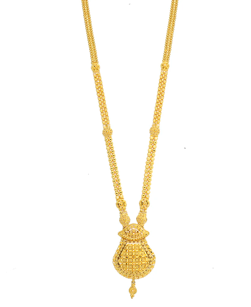 Golden Sanctum Yellow Gold Necklace For Women - Image 4