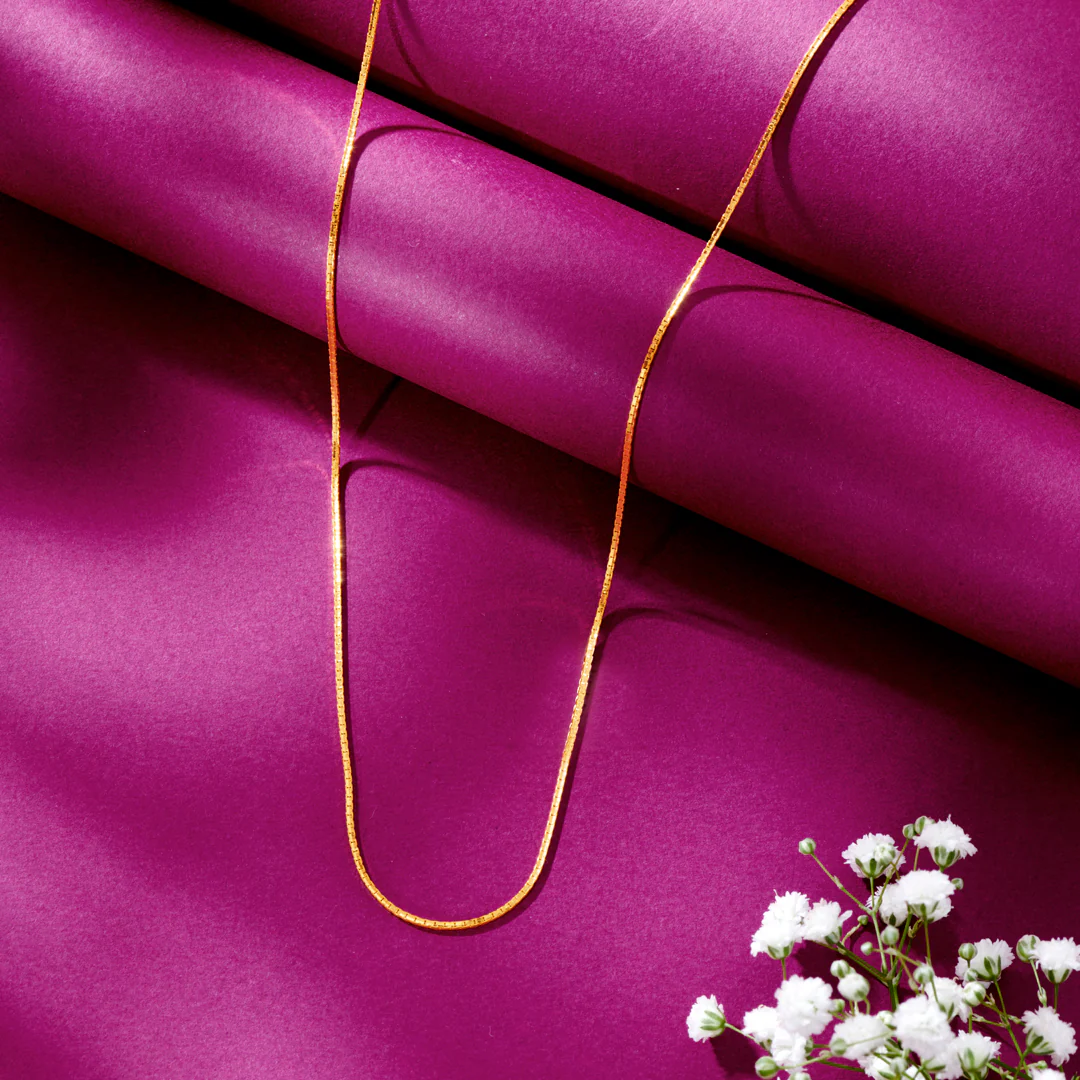 Golden Thread Unisex Gold Chain