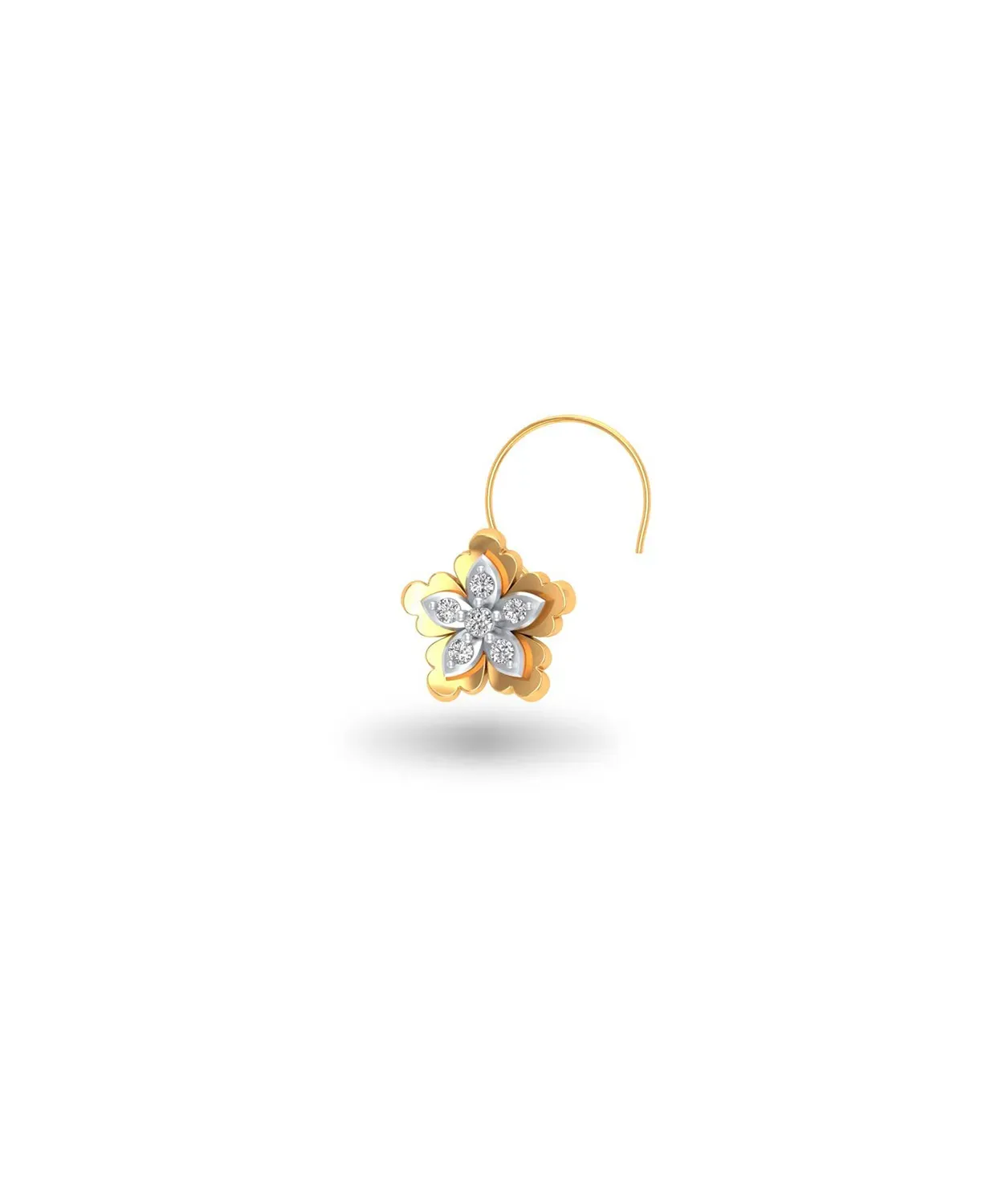 Happy-go-lucky Diamond Nosepin - Image 4