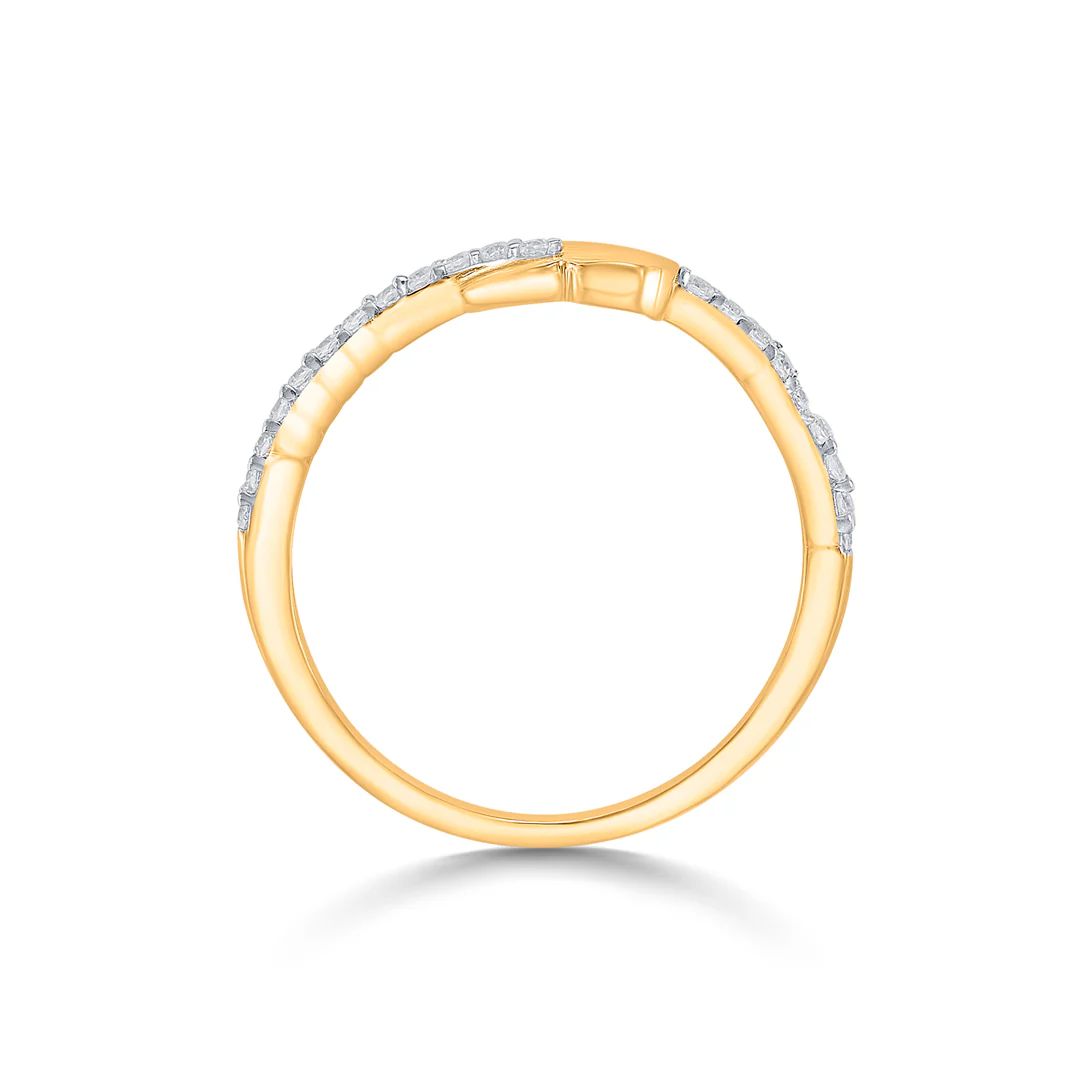Heart Spritz Gold Casual Ring - Image 3