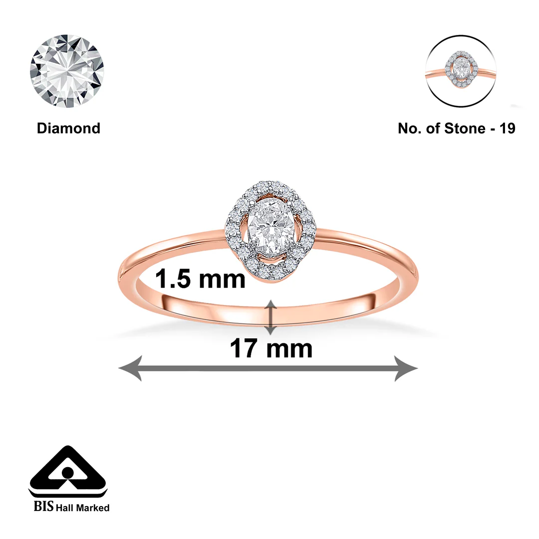 Infinite Spark Gold Ladies Ring For Women - Image 4