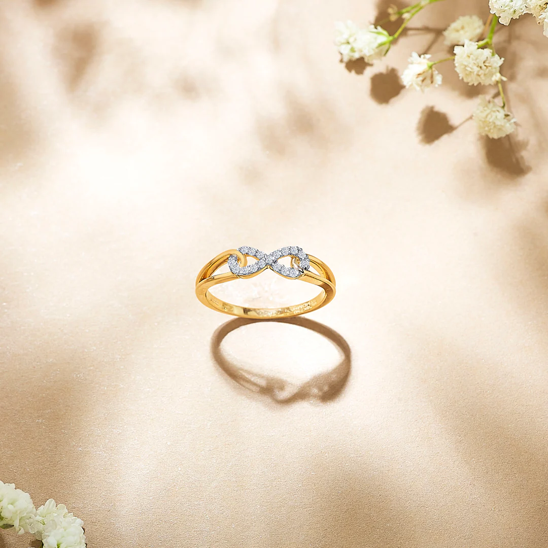 Infinity Dusk Gold & Diamond Ring